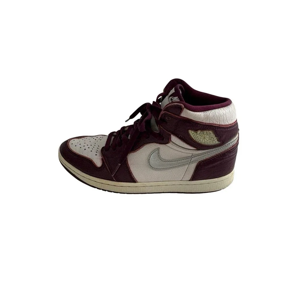 Jordan Air Jordan 1 Retro High OG Bordeaux Burgundy White 555088-611 NO INSOLES